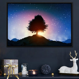 Spectacular Otherworldly Sunset - NicheCanvas