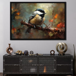 Black-Capped Chickadee - Neal Hackett - NicheCanvas