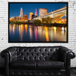 Cleveland Skyline - NicheCanvas