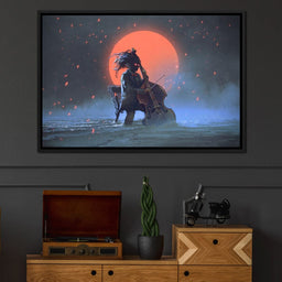  Mysterious man playing the cello - NicheCanvas