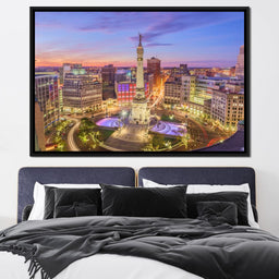 Indianapolis Skyline - NicheCanvas