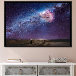 Cosmic Jellyfish Galaxy - Kit Burden - NicheCanvas
