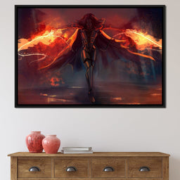 Fire Succubus - NicheCanvas