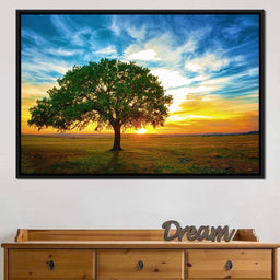 Sunrise Tree - NicheCanvas