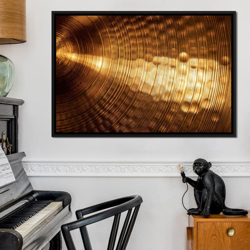 Golden Cymbal Canvas Print