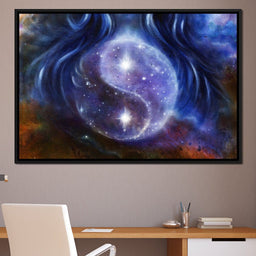 Yin Yang Stars - NicheCanvas