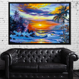 Hawaii Sunset - NicheCanvas