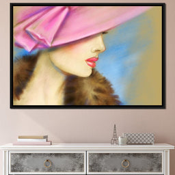 Pink Hat Fashion - NicheCanvas