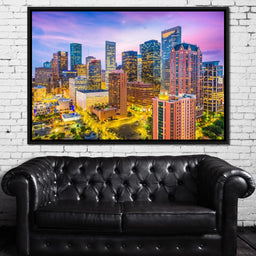Houston Skyline - NicheCanvas