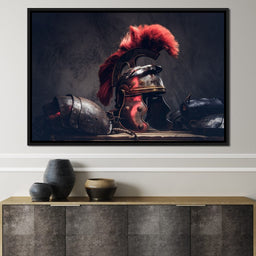 Roman Warrior Helmet - NicheCanvas