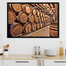 Oak Barrels - NicheCanvas