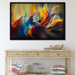 Colorful Waves & Lines - NicheCanvas