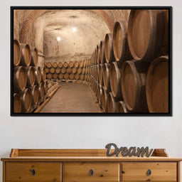 Barrels of Wine - NicheCanvas