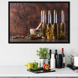 Olive Oil Canvas Set - NicheCanvas