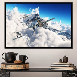 P51 Mustangs Winter Squadron - NicheCanvas