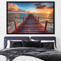 West Coast Sunset - NicheCanvas