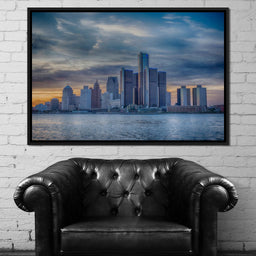 Detroit Skyline - NicheCanvas