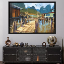 Fishing Pier - NicheCanvas