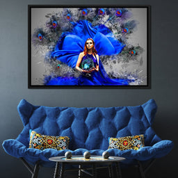 Feather Gown - Johanjjf - NicheCanvas