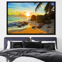 Natural Beach Sunset - NicheCanvas