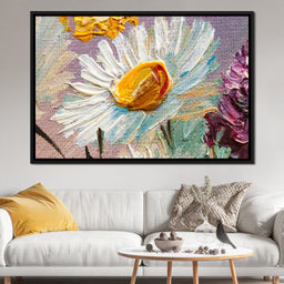 White Daisy - NicheCanvas