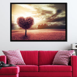 Loving Tree Sunrise - NicheCanvas