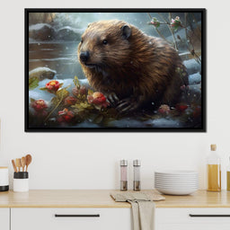 Winter Beaver - Neal Hackett - NicheCanvas
