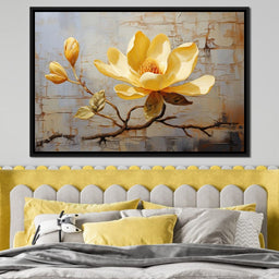 Yellow Magnolia Tree - Wildrose Creations - NicheCanvas