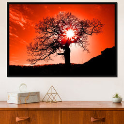 Red Dusk - NicheCanvas