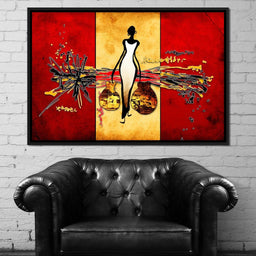African Silhouette - NicheCanvas