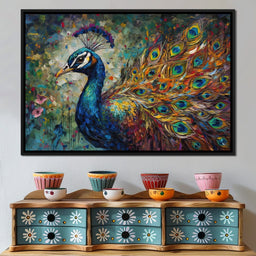 Celestial Peacock - NicheCanvas