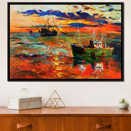 Fishing Boats - NicheCanvas