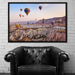 Hot Air Balloons over Cappadocia - NicheCanvas
