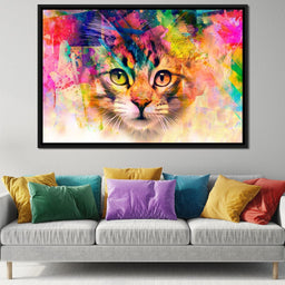 Curious Cat - NicheCanvas