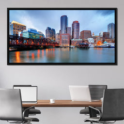 Boston Skyline - NicheCanvas