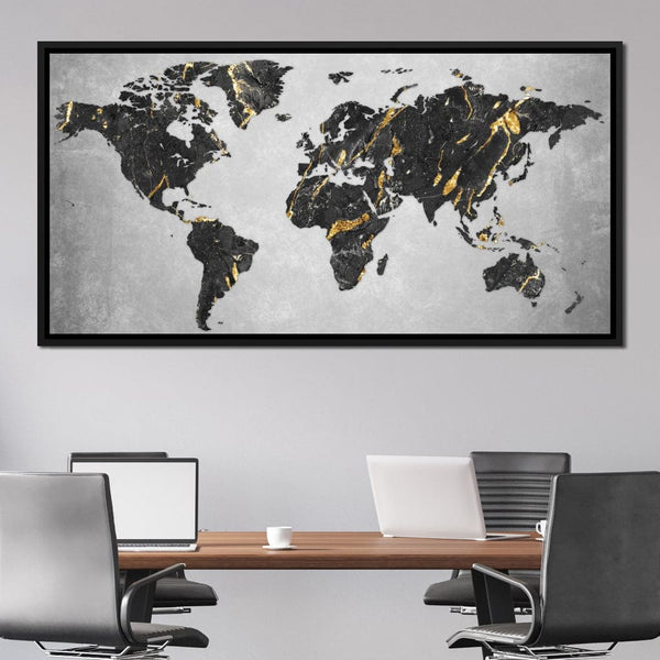 World Maps Wall Art | NicheCanvas