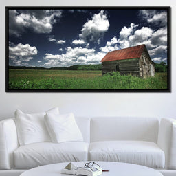 Old Barn in the Field - NicheCanvas