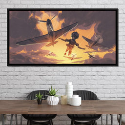 The Boy Flying - NicheCanvas