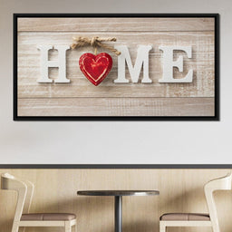 Home Is Where The Heart Is - NicheCanvas