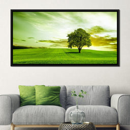 Green Prairie - NicheCanvas