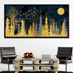 Golden Moonlight - NicheCanvas