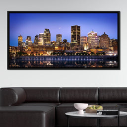 Montreal Skyline - NicheCanvas