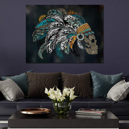 Ornamental Skull - NicheCanvas