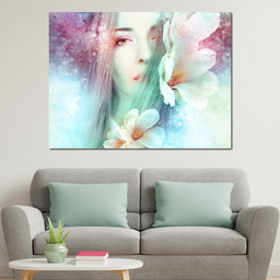 Spring Lady - NicheCanvas