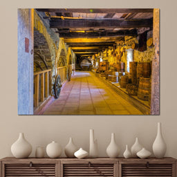 Inside the Old Barn - NicheCanvas