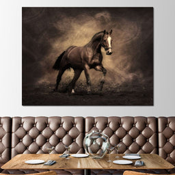 Brown Horse - NicheCanvas