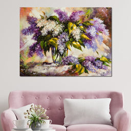 Lilac Bouquet - NicheCanvas
