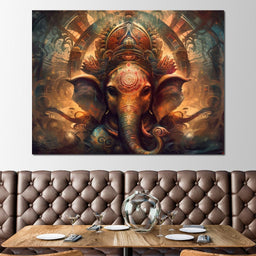 Majestic Ganesha - NicheCanvas