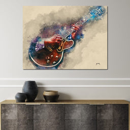 BB King's Guitar - Abraham Szomor - NicheCanvas