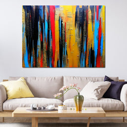 Colorful Contemporary Art 073 - Johanjjf - NicheCanvas